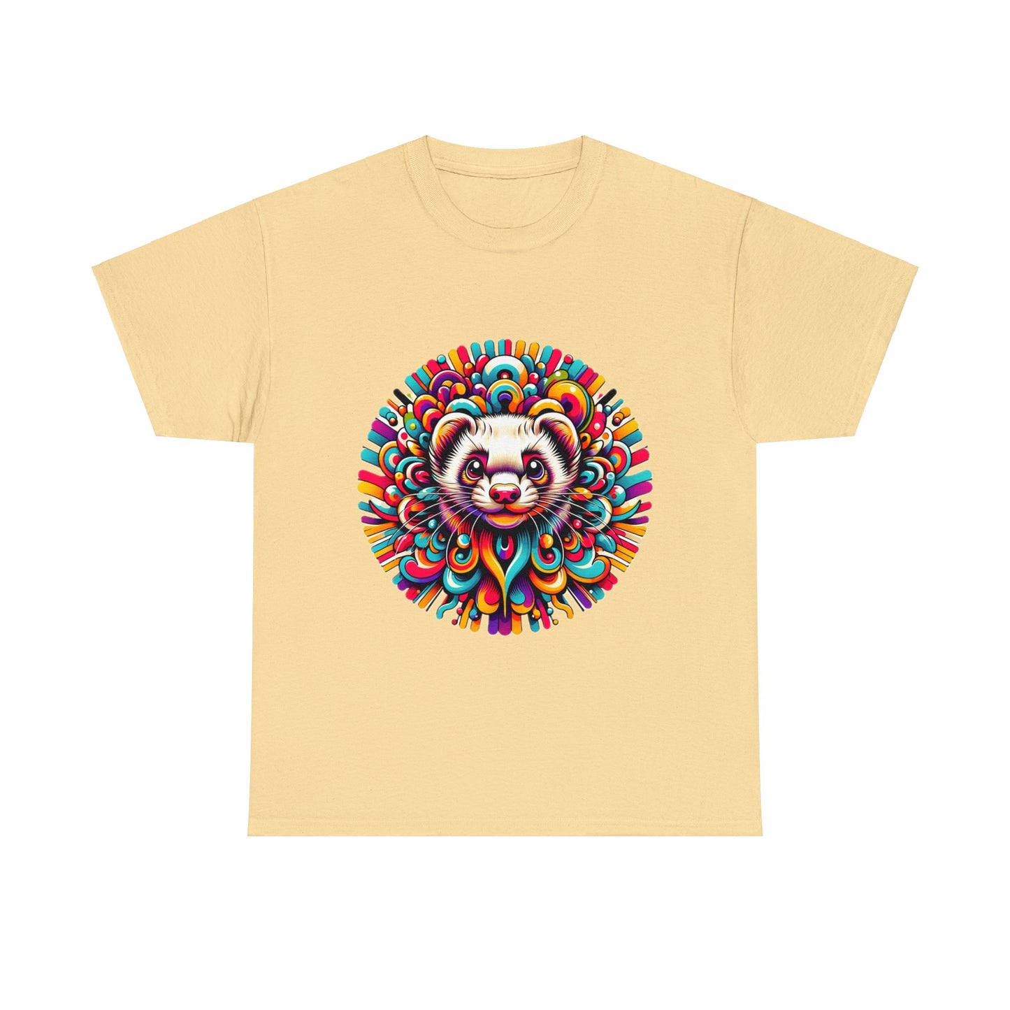 Unisex Trippy Ferret Heavy Cotton Tee