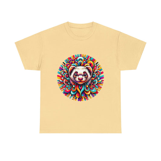 Unisex Trippy Ferret Heavy Cotton Tee