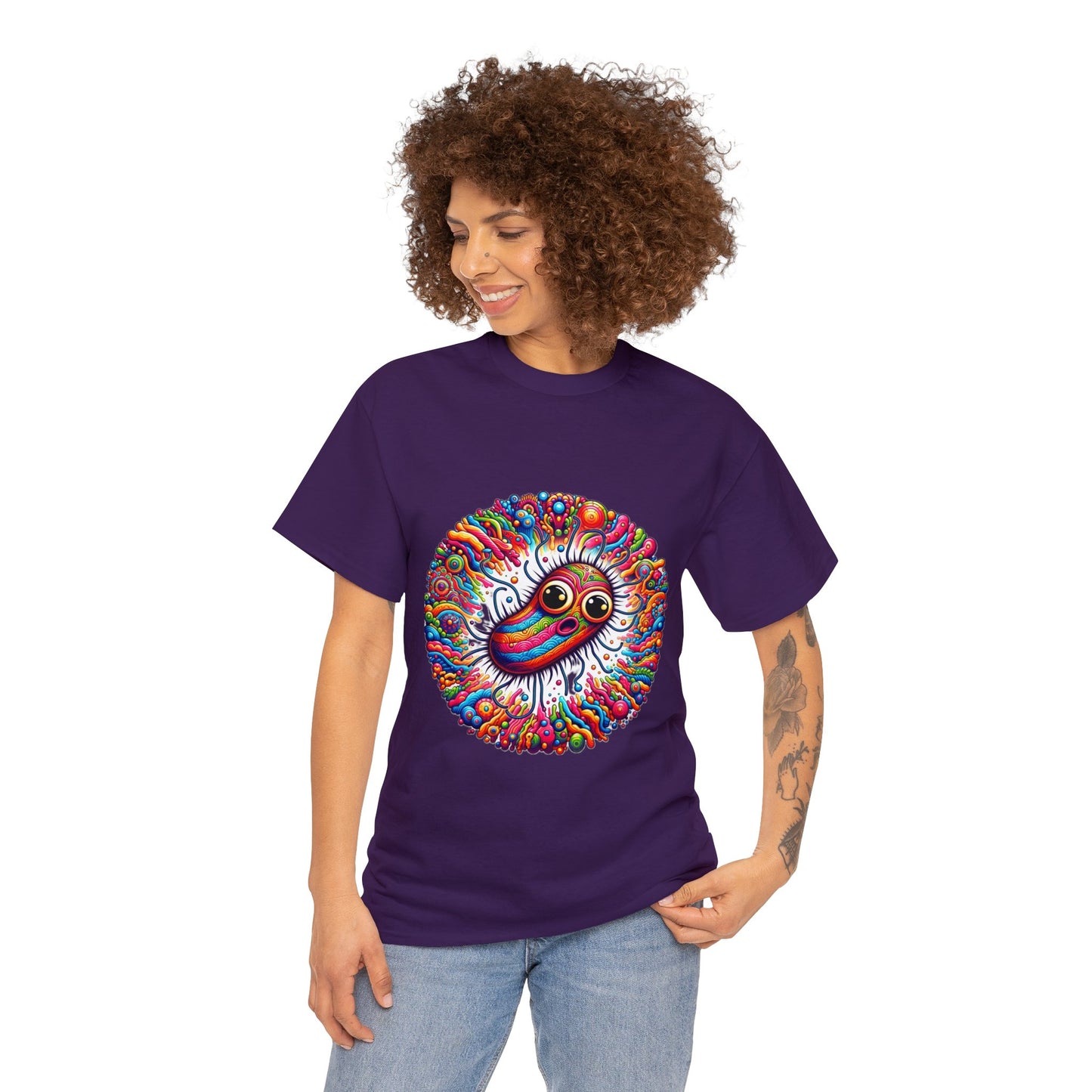 Unisex Trippy Bacteria Heavy Cotton Tee