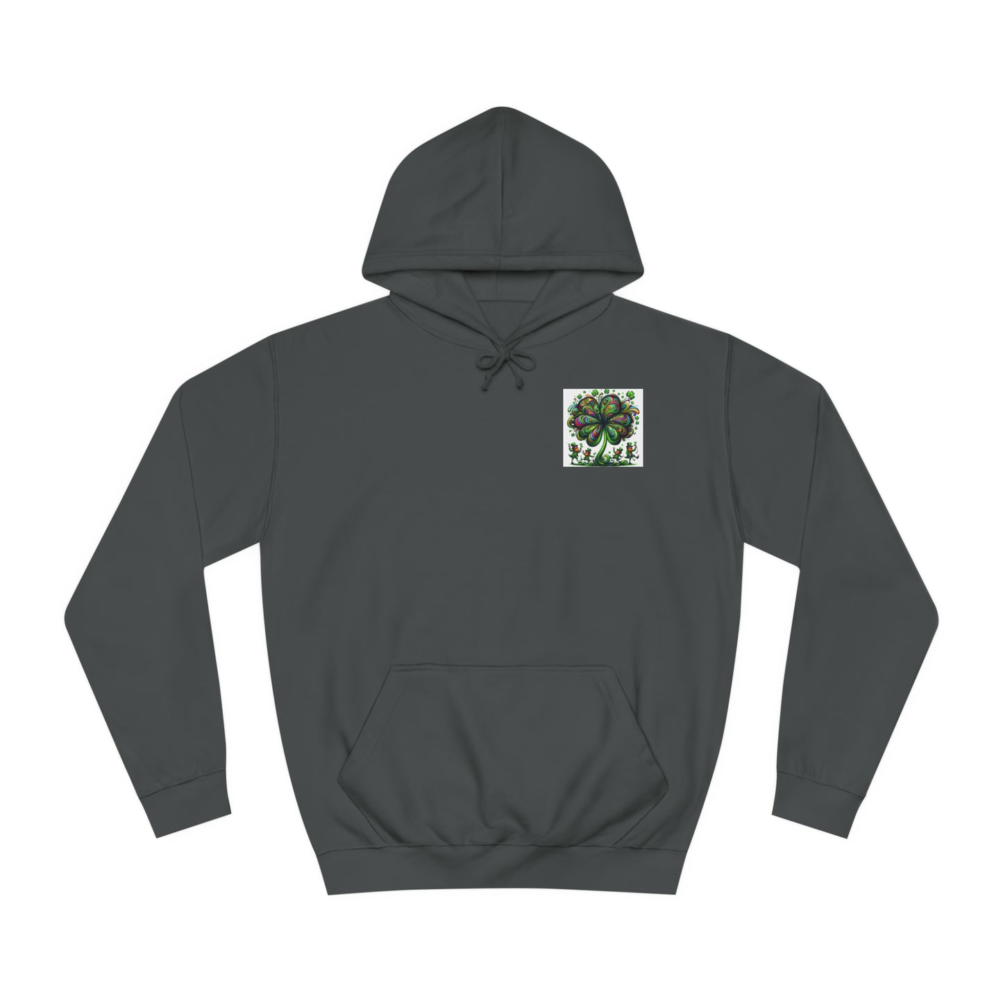 Saint Patrick's Day Trippy College Hoodie