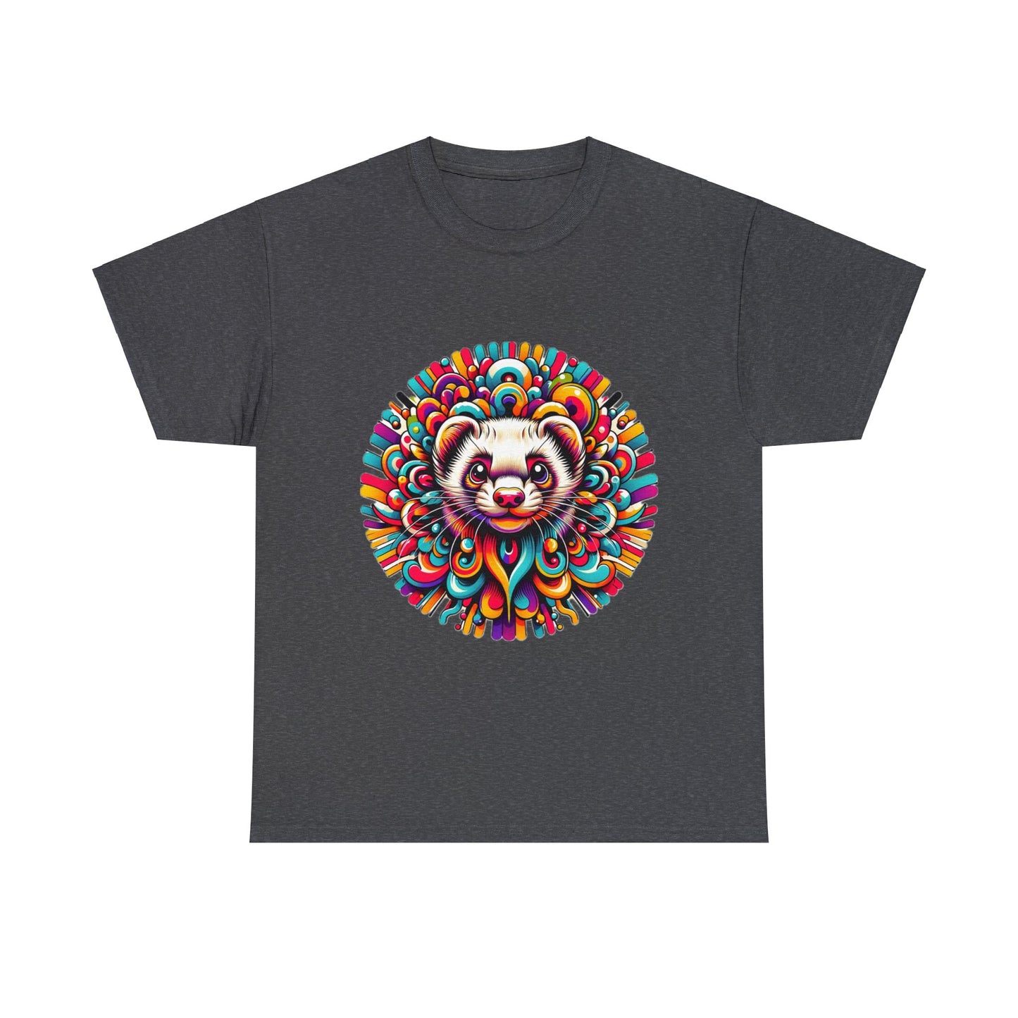 Unisex Trippy Ferret Heavy Cotton Tee