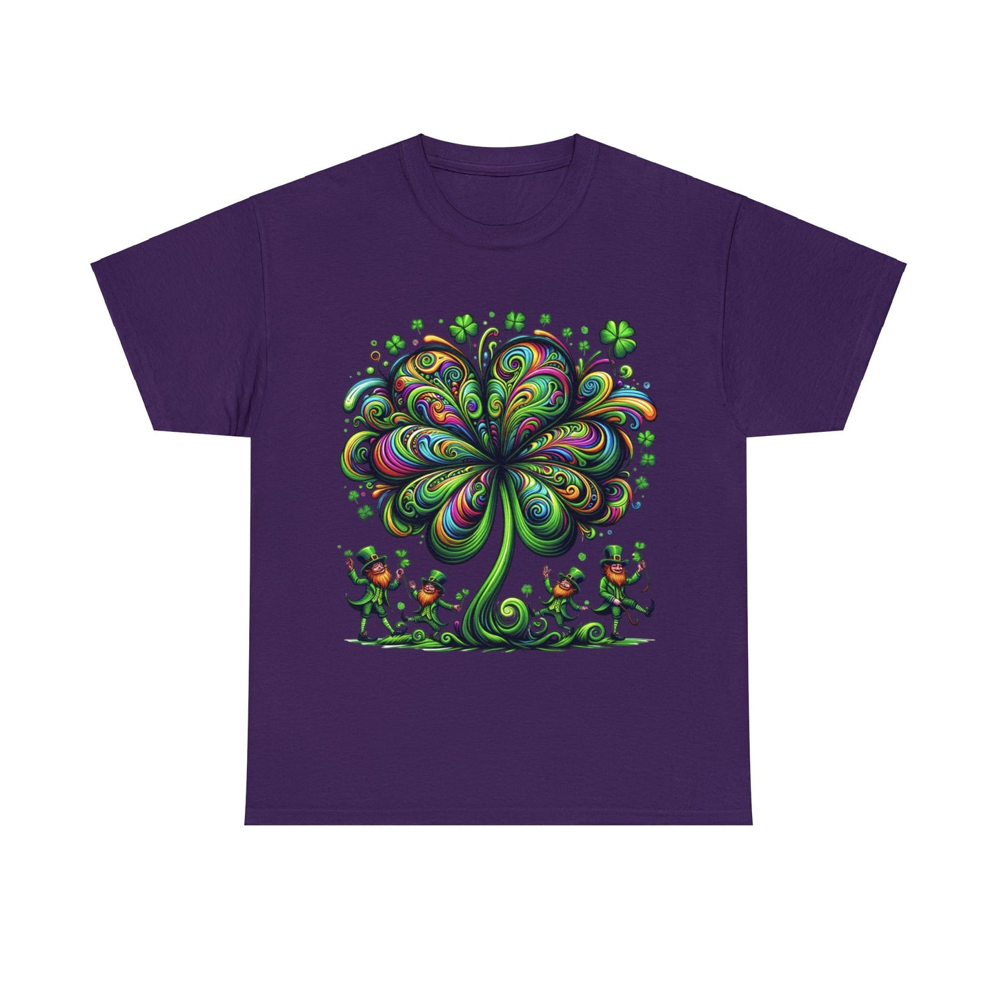 Unisex Trippy St. Patricks Day Heavy Cotton Tee