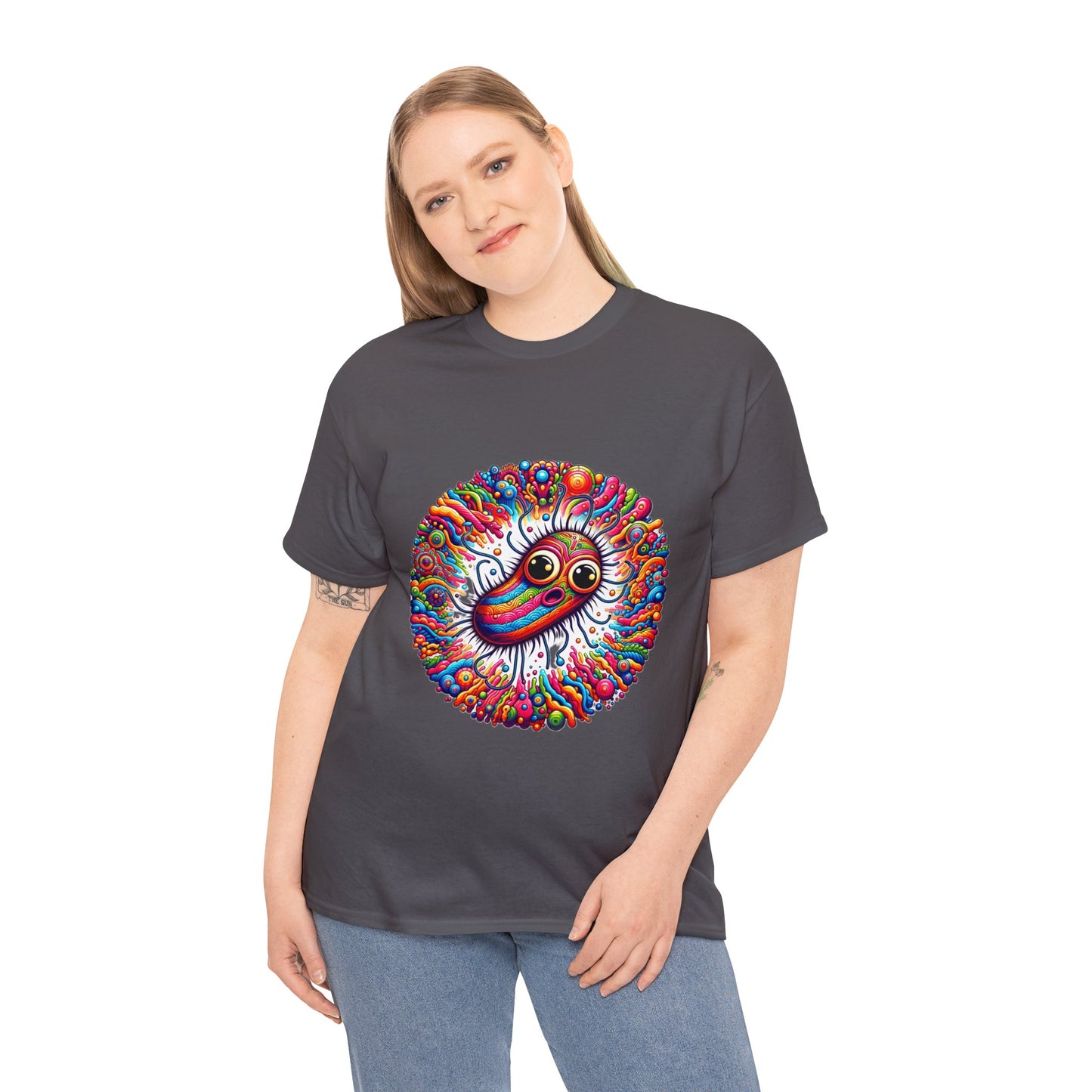 Unisex Trippy Bacteria Heavy Cotton Tee