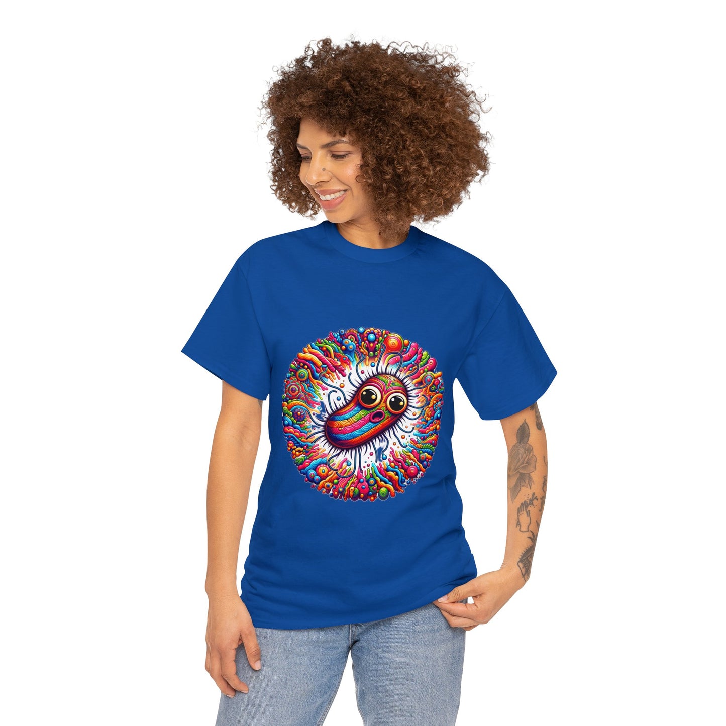 Unisex Trippy Bacteria Heavy Cotton Tee