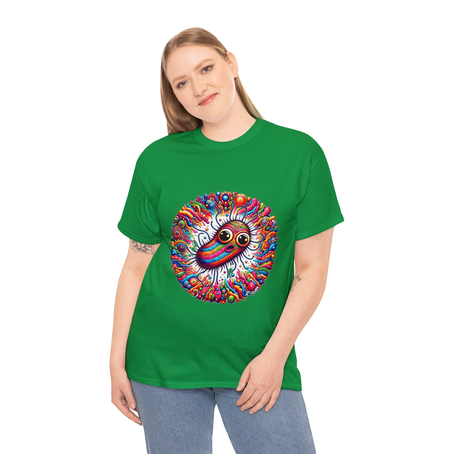 Unisex Trippy Bacteria Heavy Cotton Tee