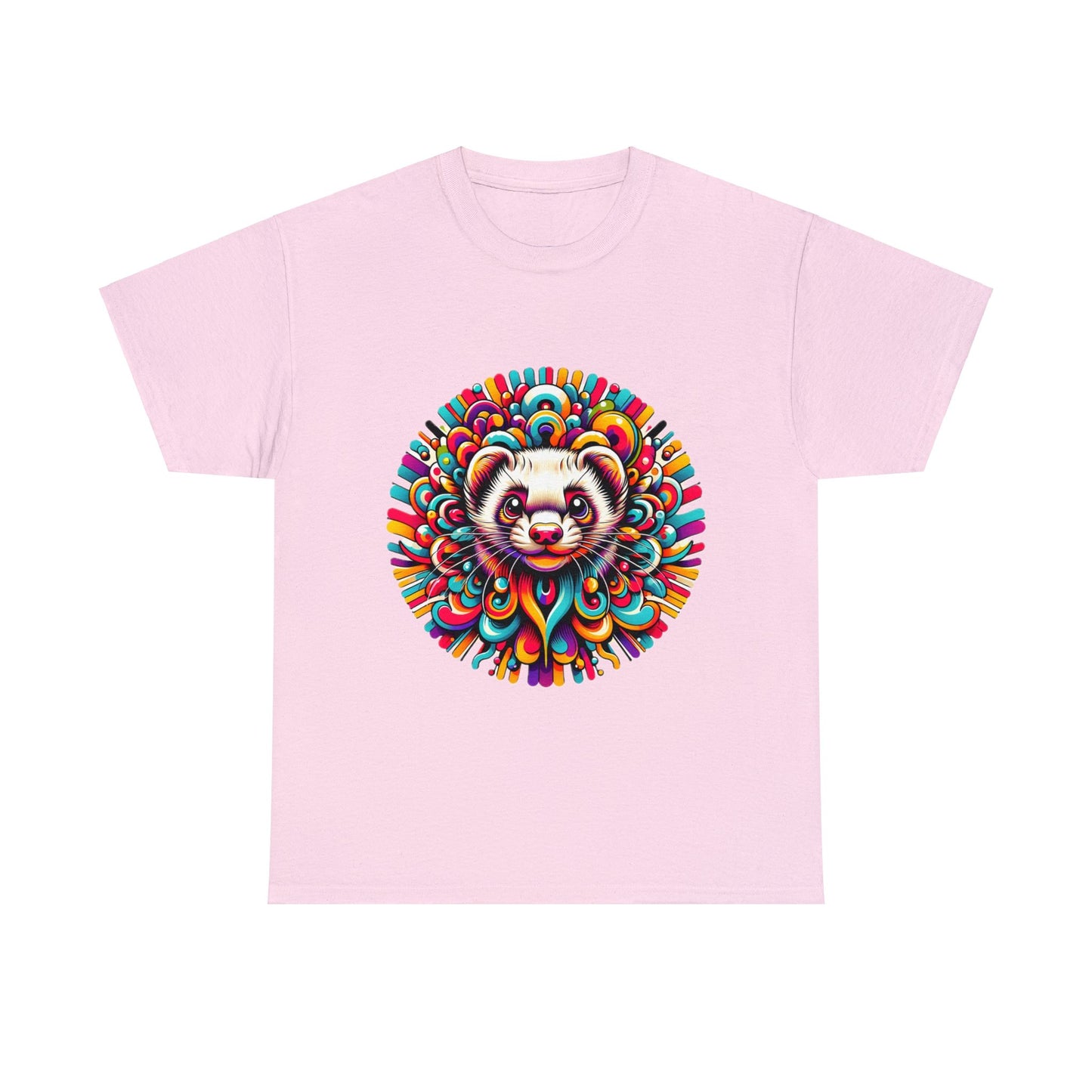 Unisex Trippy Ferret Heavy Cotton Tee