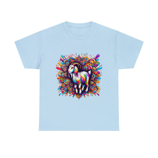 Unisex Trippy Goat Heavy Cotton Tee