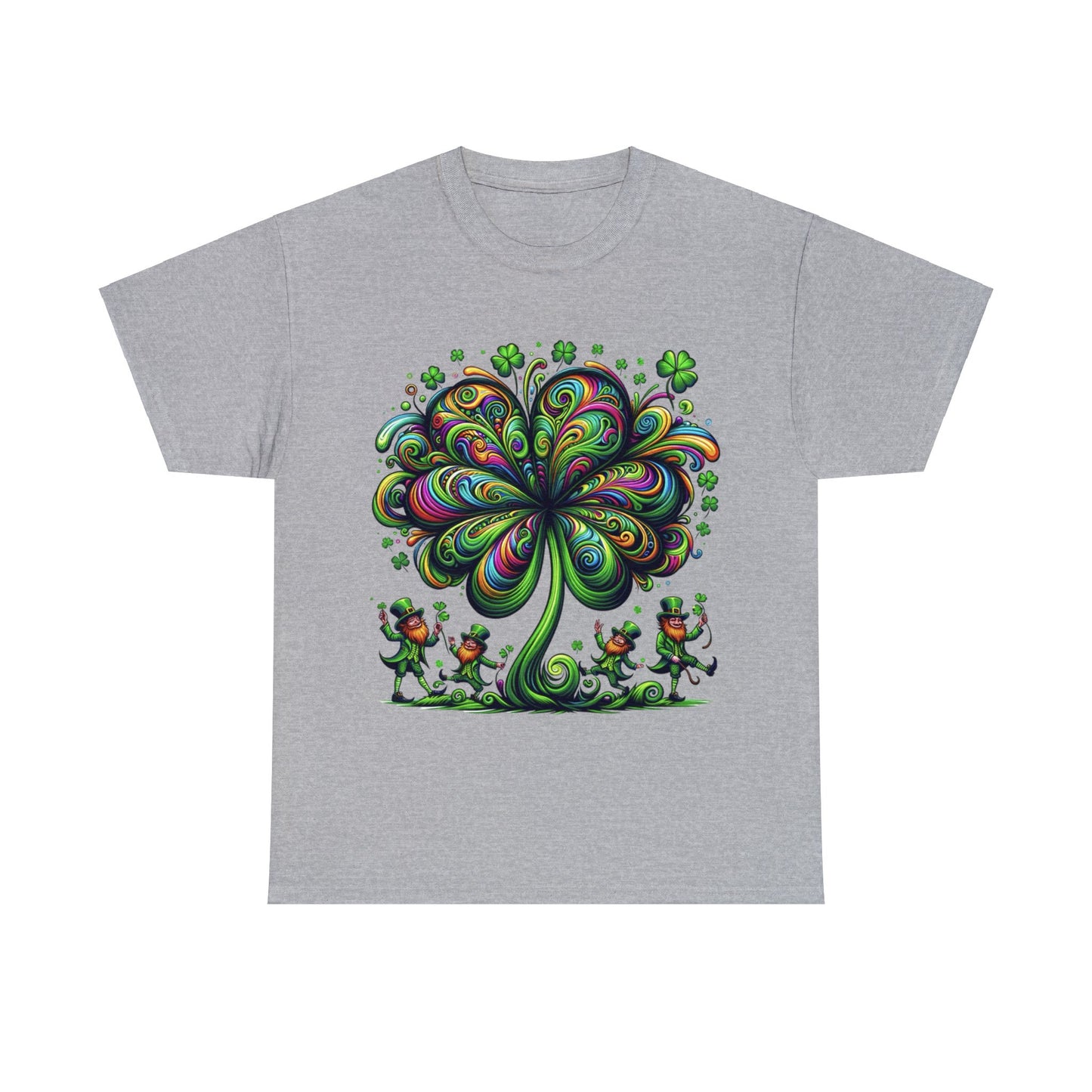 Unisex Trippy St. Patricks Day Heavy Cotton Tee