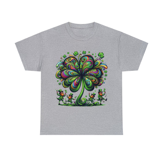 Unisex Trippy St. Patricks Day Heavy Cotton Tee