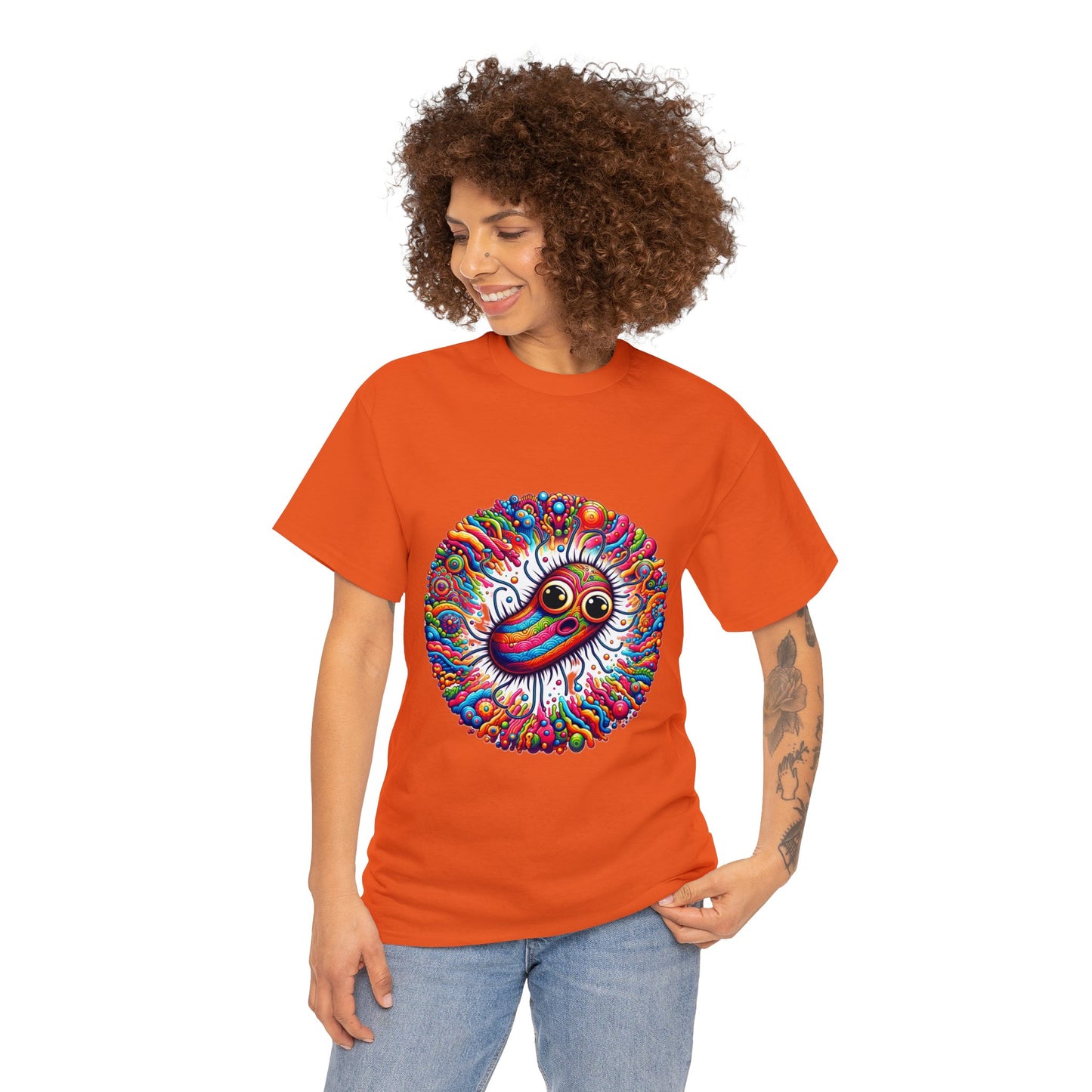 Unisex Trippy Bacteria Heavy Cotton Tee