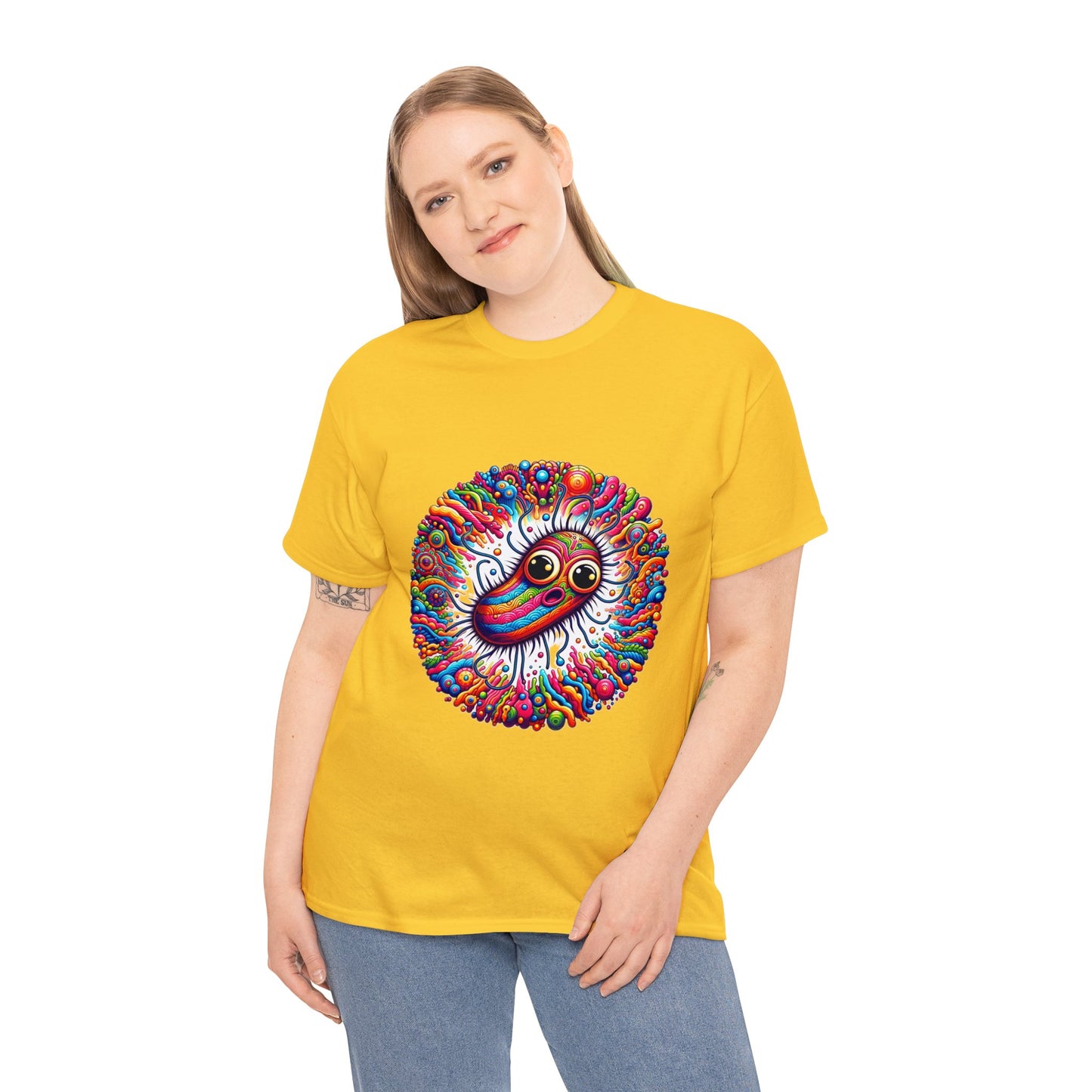 Unisex Trippy Bacteria Heavy Cotton Tee