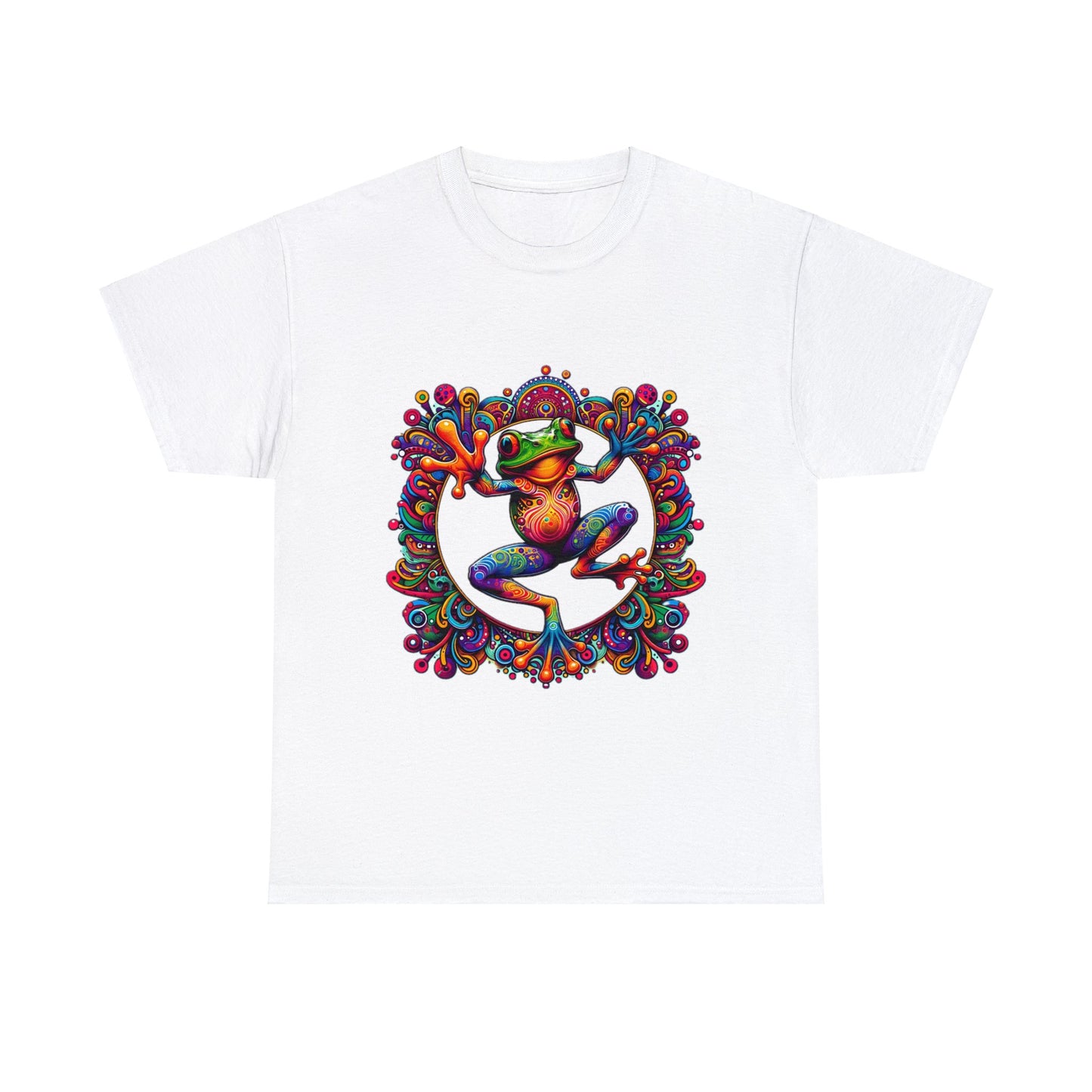 Unisex Trippy Frog Heavy Cotton Tee