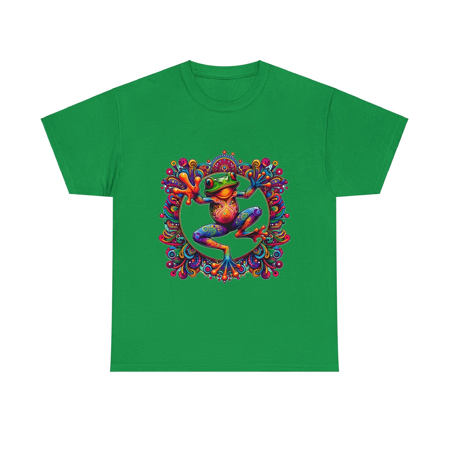 Unisex Trippy Frog Heavy Cotton Tee