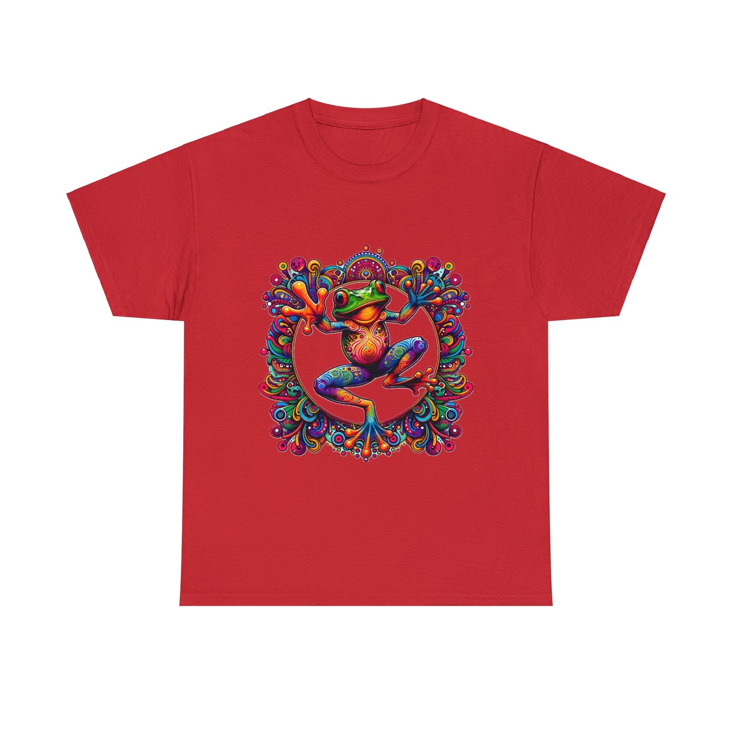 Unisex Trippy Frog Heavy Cotton Tee