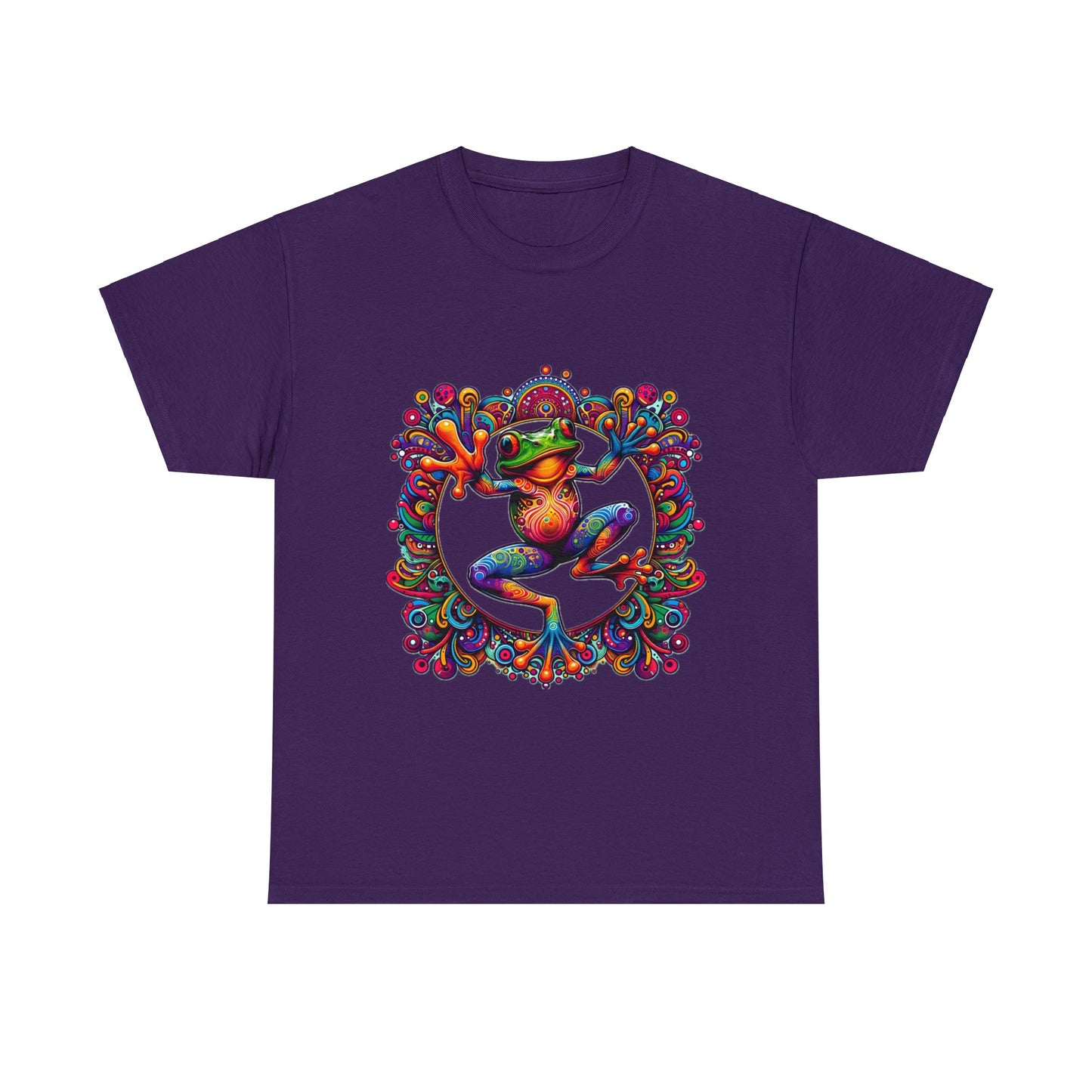 Unisex Trippy Frog Heavy Cotton Tee