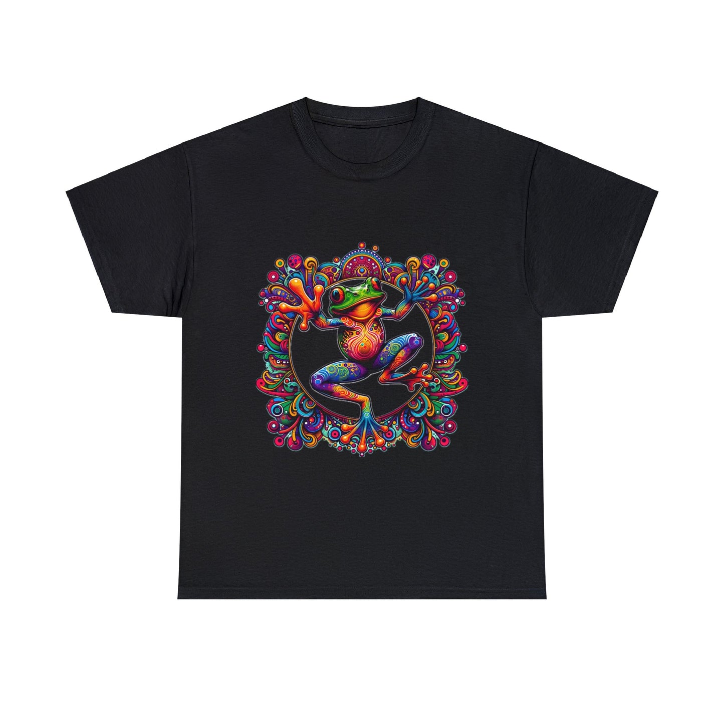 Unisex Trippy Frog Heavy Cotton Tee