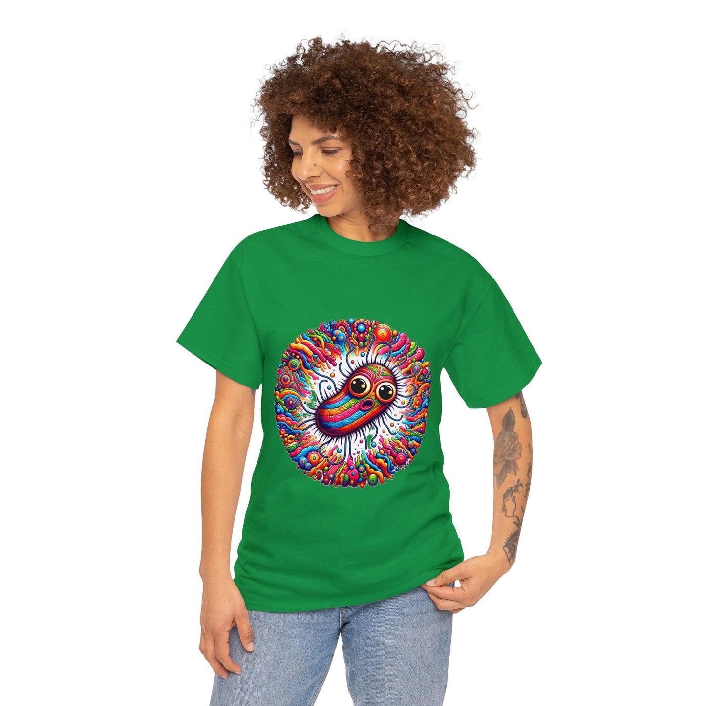 Unisex Trippy Bacteria Heavy Cotton Tee