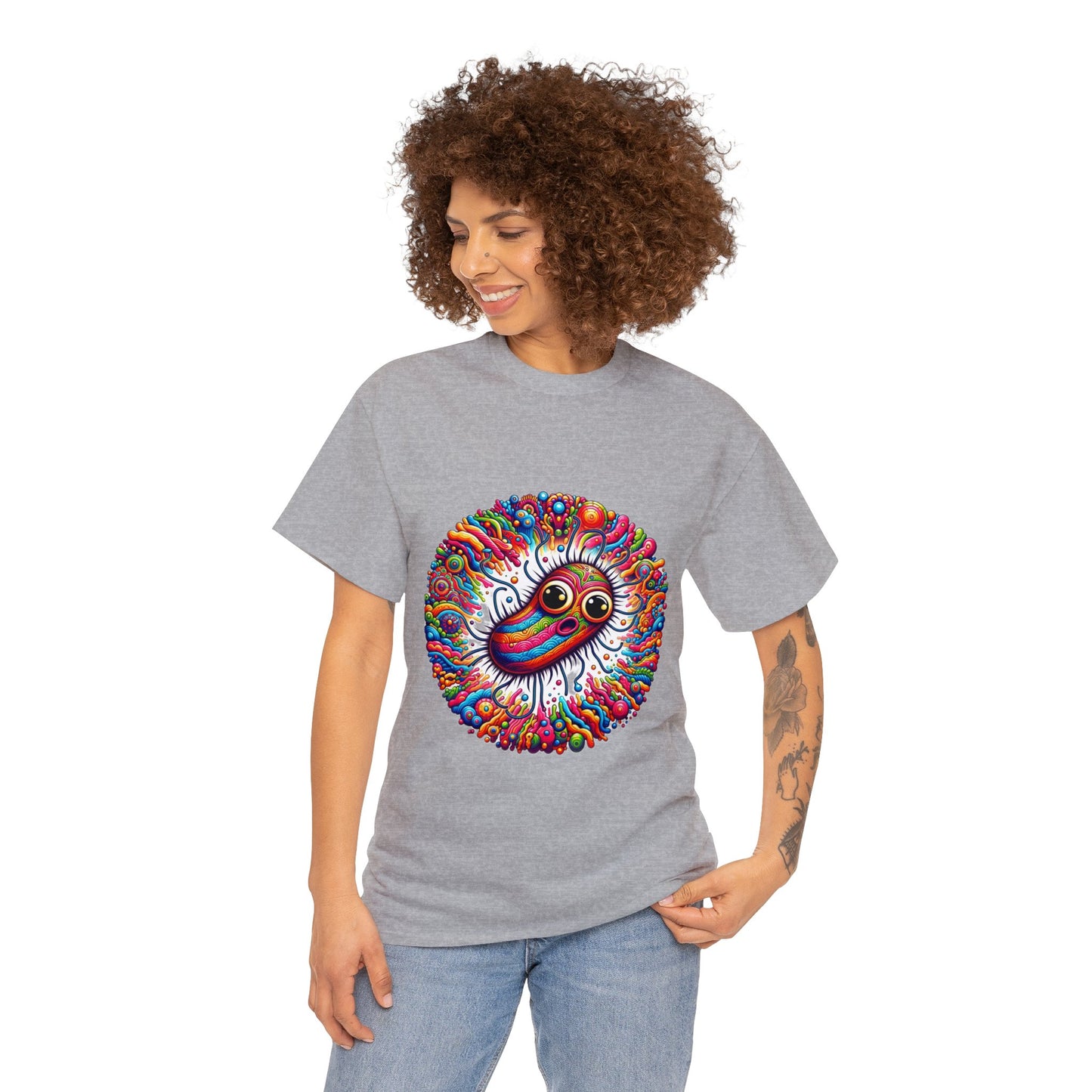 Unisex Trippy Bacteria Heavy Cotton Tee