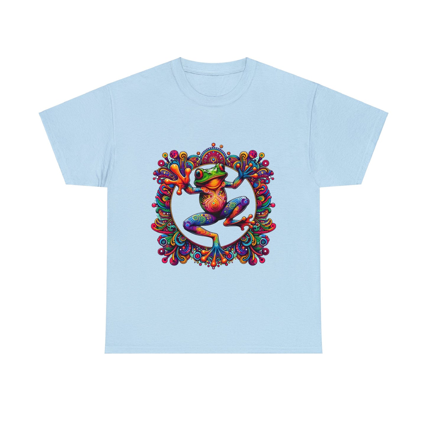 Unisex Trippy Frog Heavy Cotton Tee