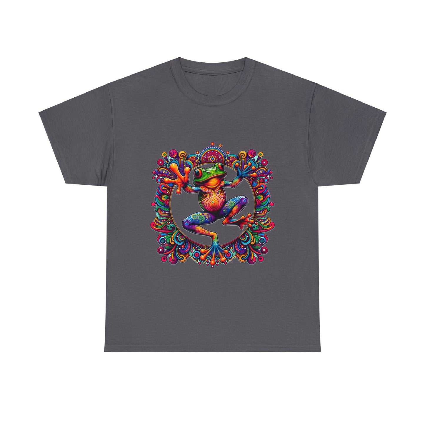 Unisex Trippy Frog Heavy Cotton Tee