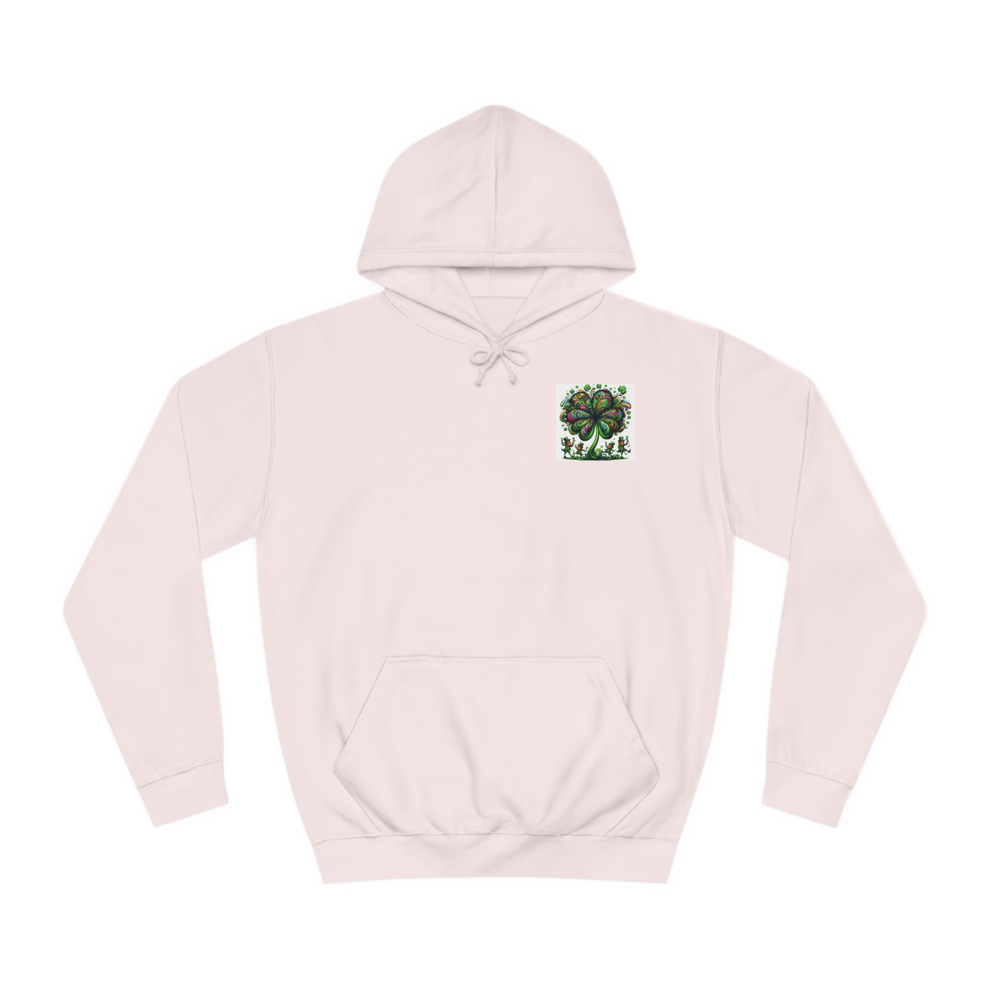 Saint Patrick's Day Trippy College Hoodie