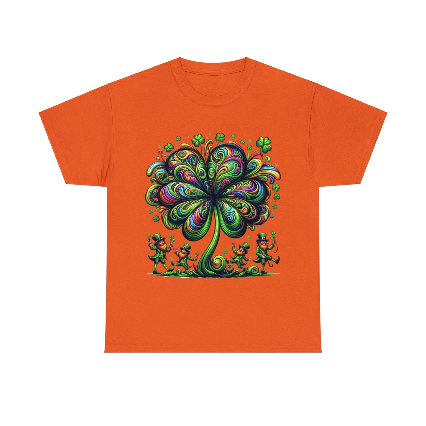 Unisex Trippy St. Patricks Day Heavy Cotton Tee