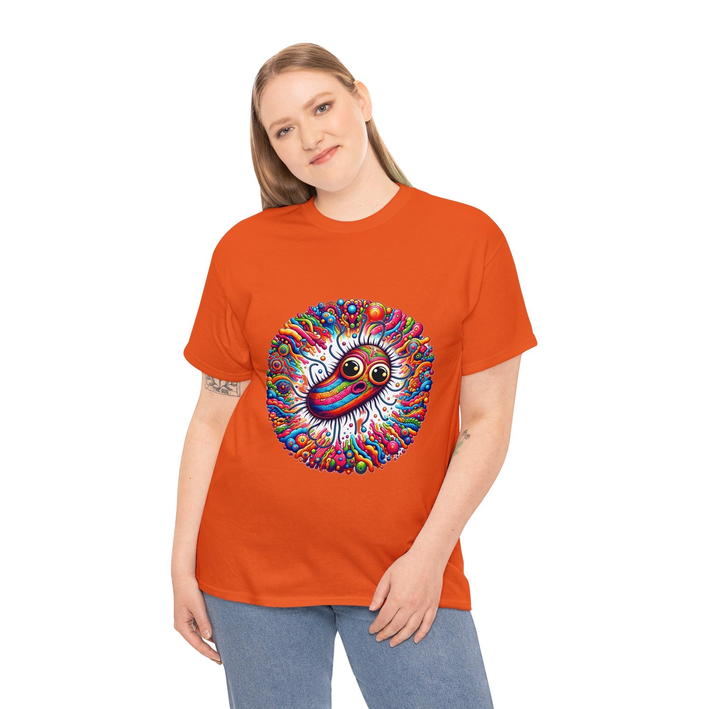 Unisex Trippy Bacteria Heavy Cotton Tee