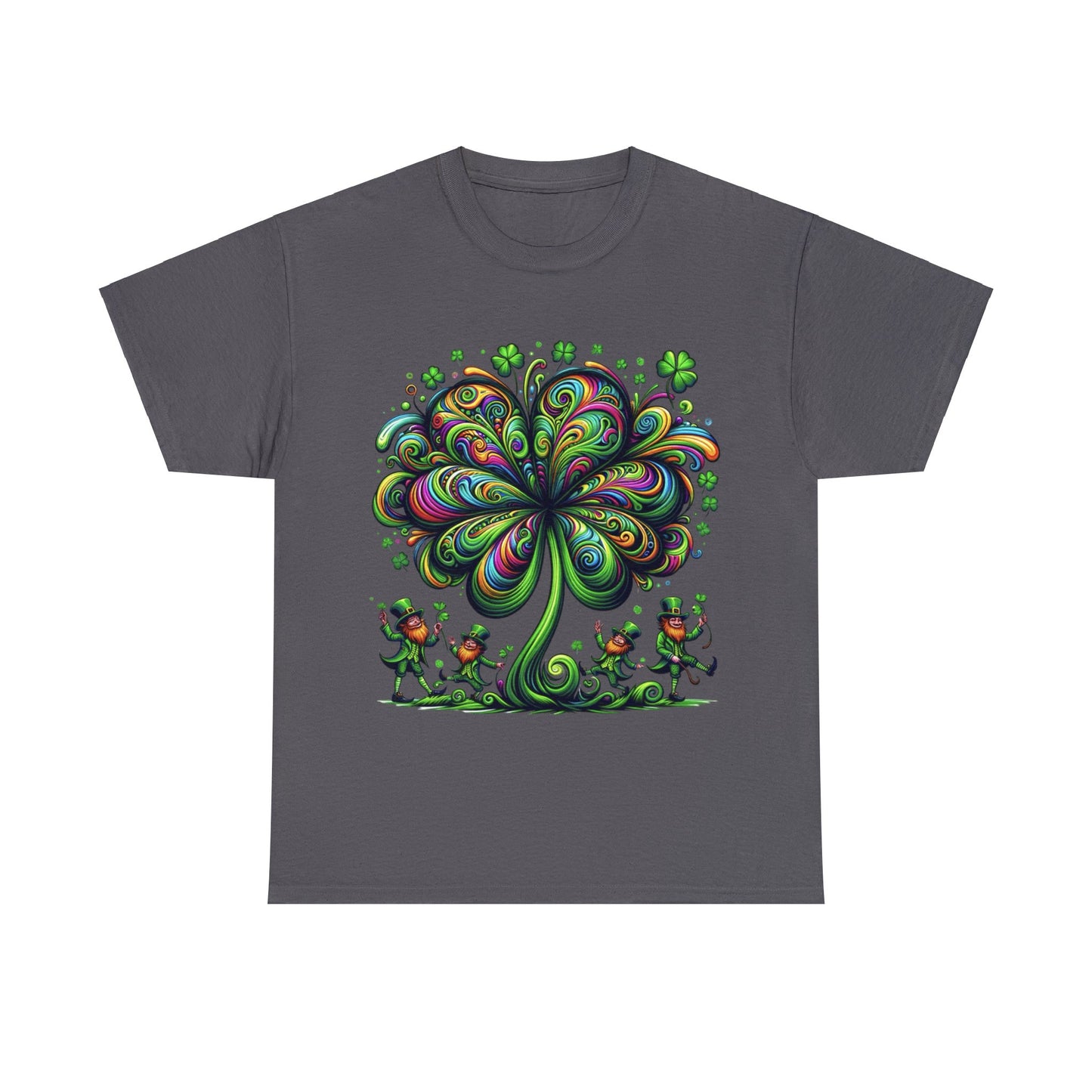 Unisex Trippy St. Patricks Day Heavy Cotton Tee